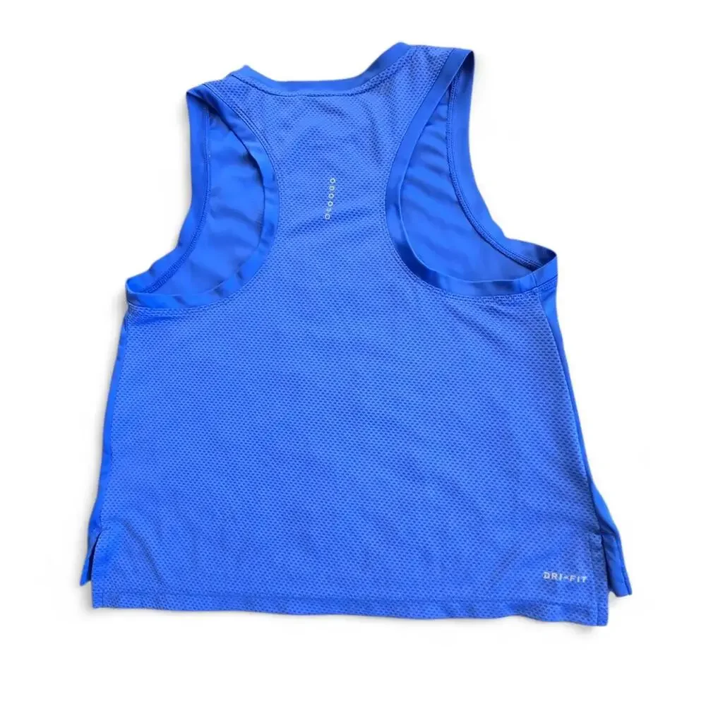 Nike Women's Blue Dri-FIT Running Tank‎ Top - Picture 2 of 5